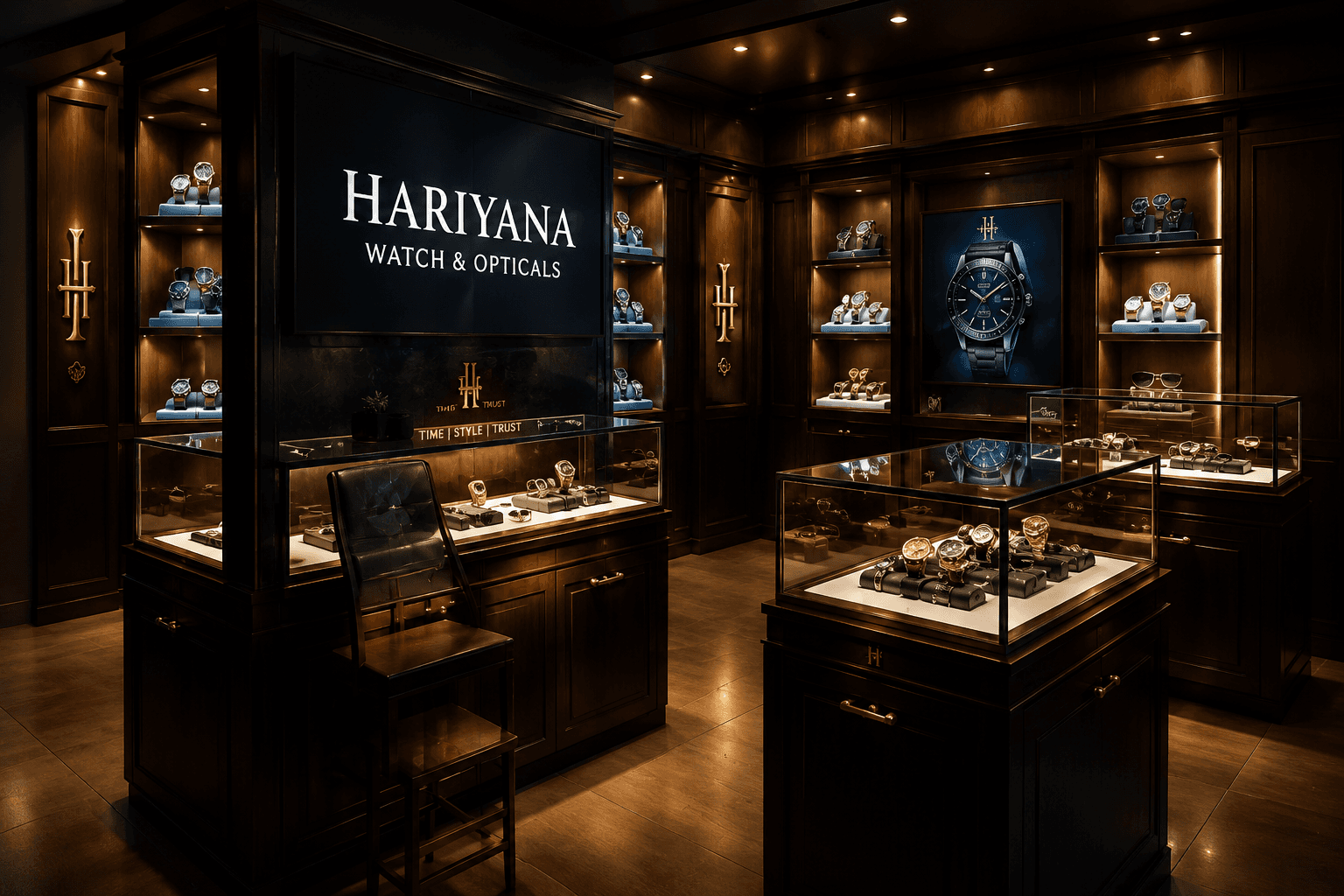 Hariyana Watch & Opticals store interior